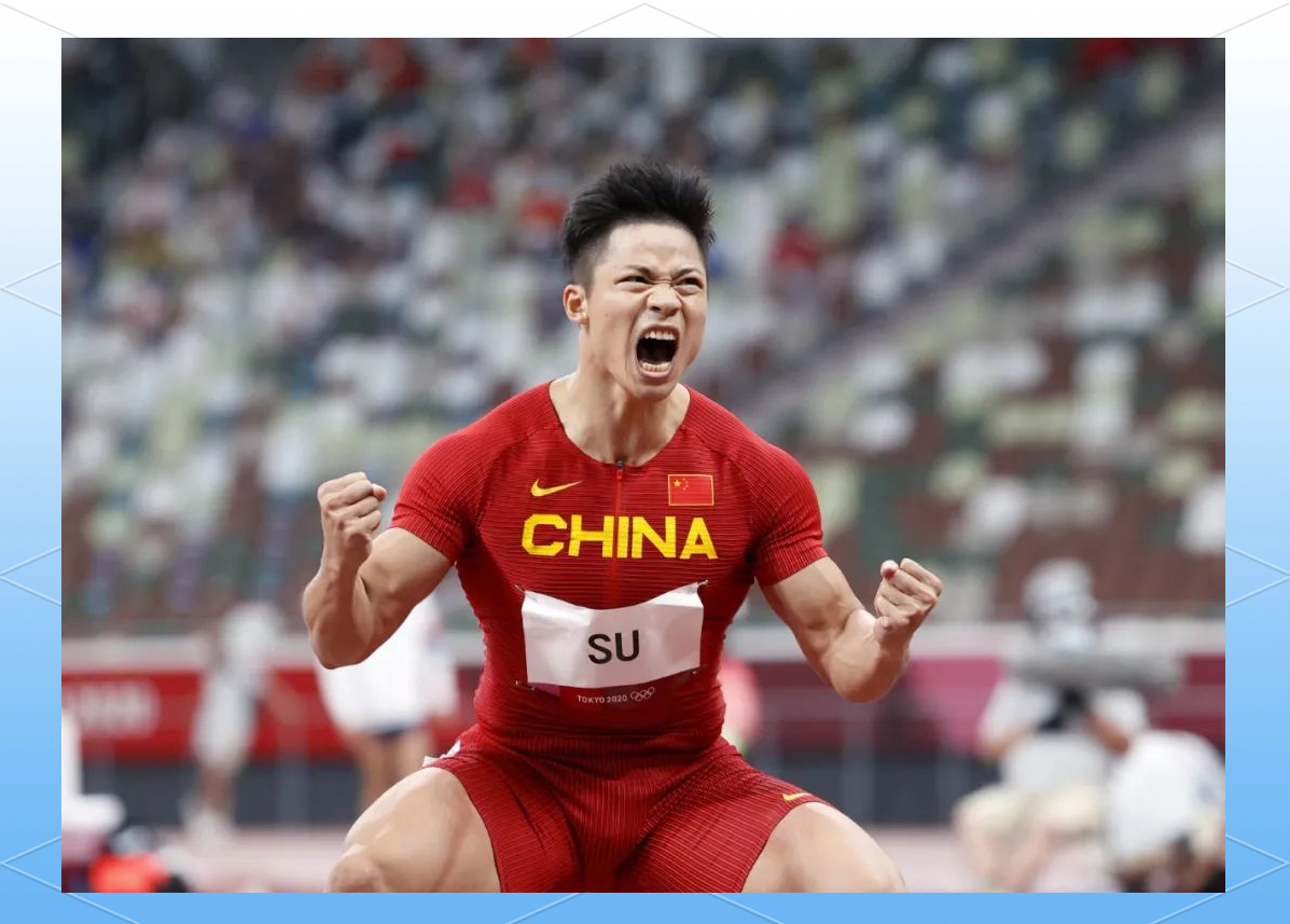 包含田径比赛强势进行，中国运动员崭露头角的词条
